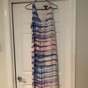 Forever 21 water color maxi dress